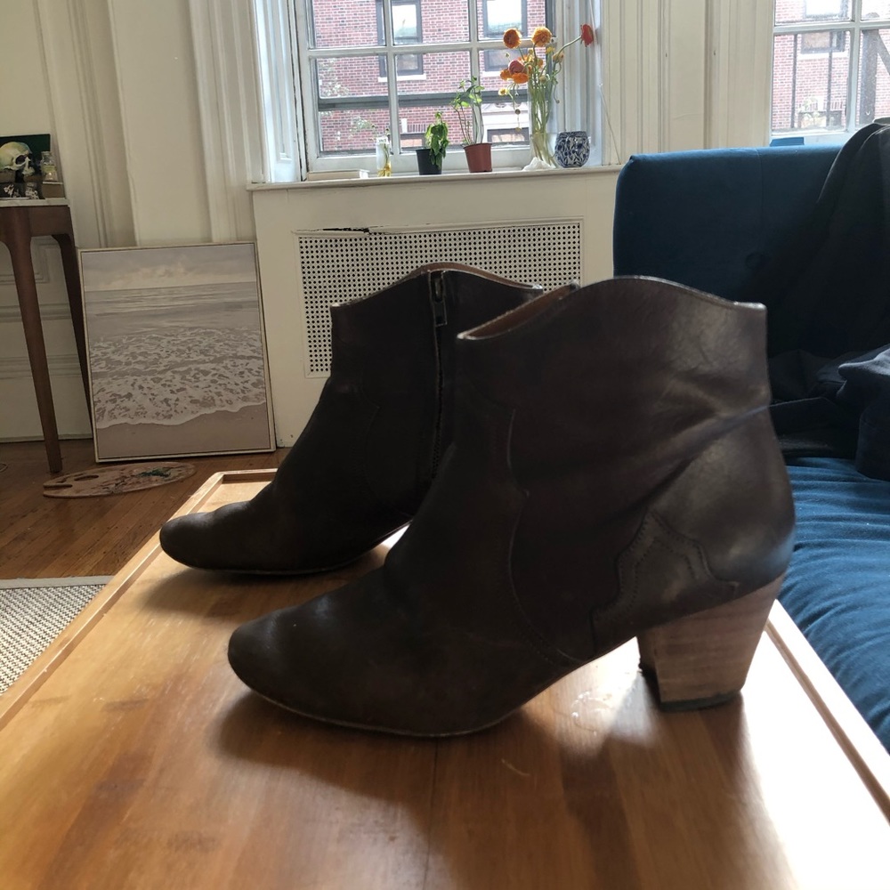 Isabel Marant Bidou Ankle Boot Brown 40/9